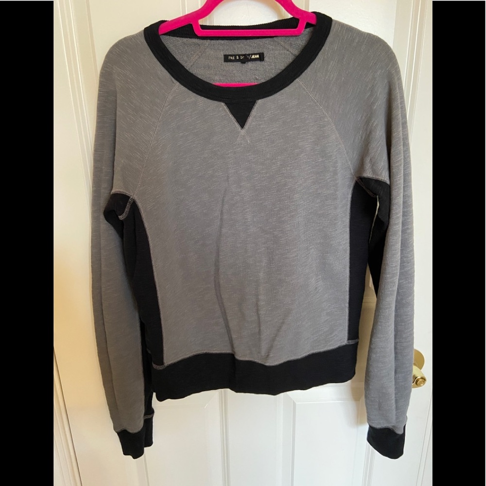 Rag and bone collegiate sweatshirt size medium